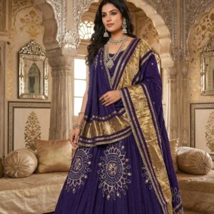 Luxury Gajji Silk Lehenga