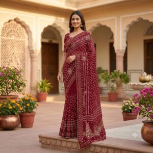 Designer Saree Under 1500 By Jaipuriya Fashion