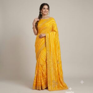 Premium Hand Work Saree By Jaipuriya Fashion