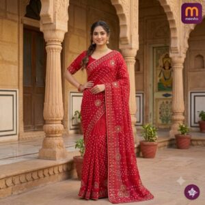 Designer Party Wear Traditional Saree By Jaipuriya Fashion