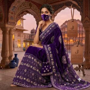 Kachchi Patti Gota Work Saree